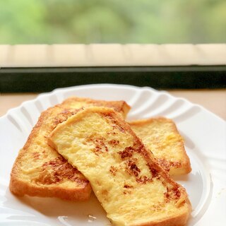 休日に食べたいふわふわフレンチトースト！